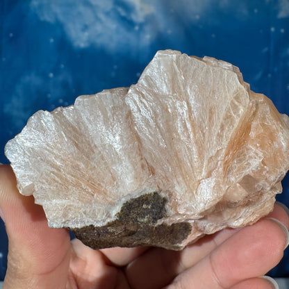 Peach Stilbite Raw – 0.187 kg