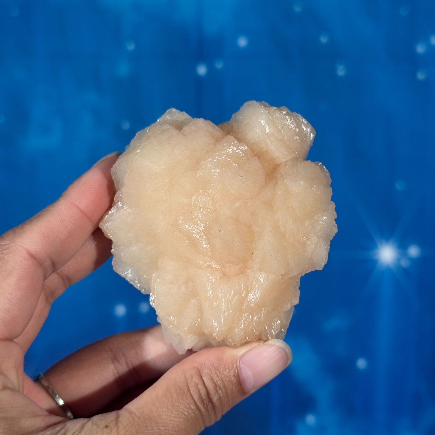 Peach Stilbite Raw – 0.170 kg