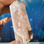 Flower Agate with Quartz Point – 0.051 kg