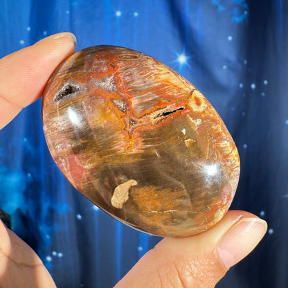 Petrified Wood Palm Stone – 0.105 kg