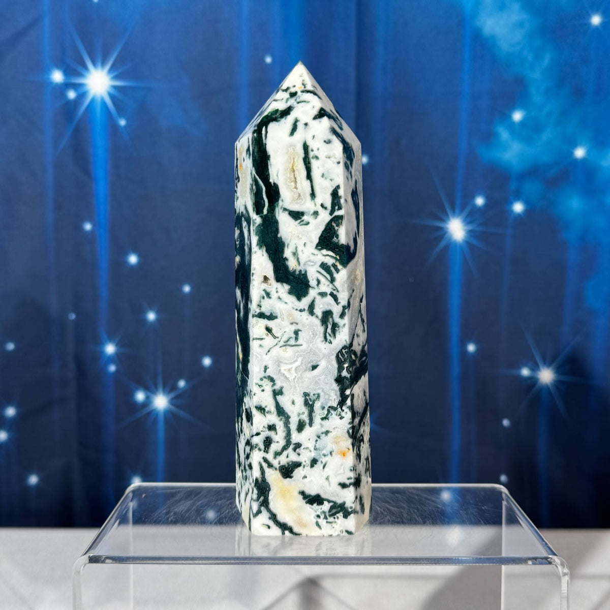 Moss Agate Point – 0.516 kg