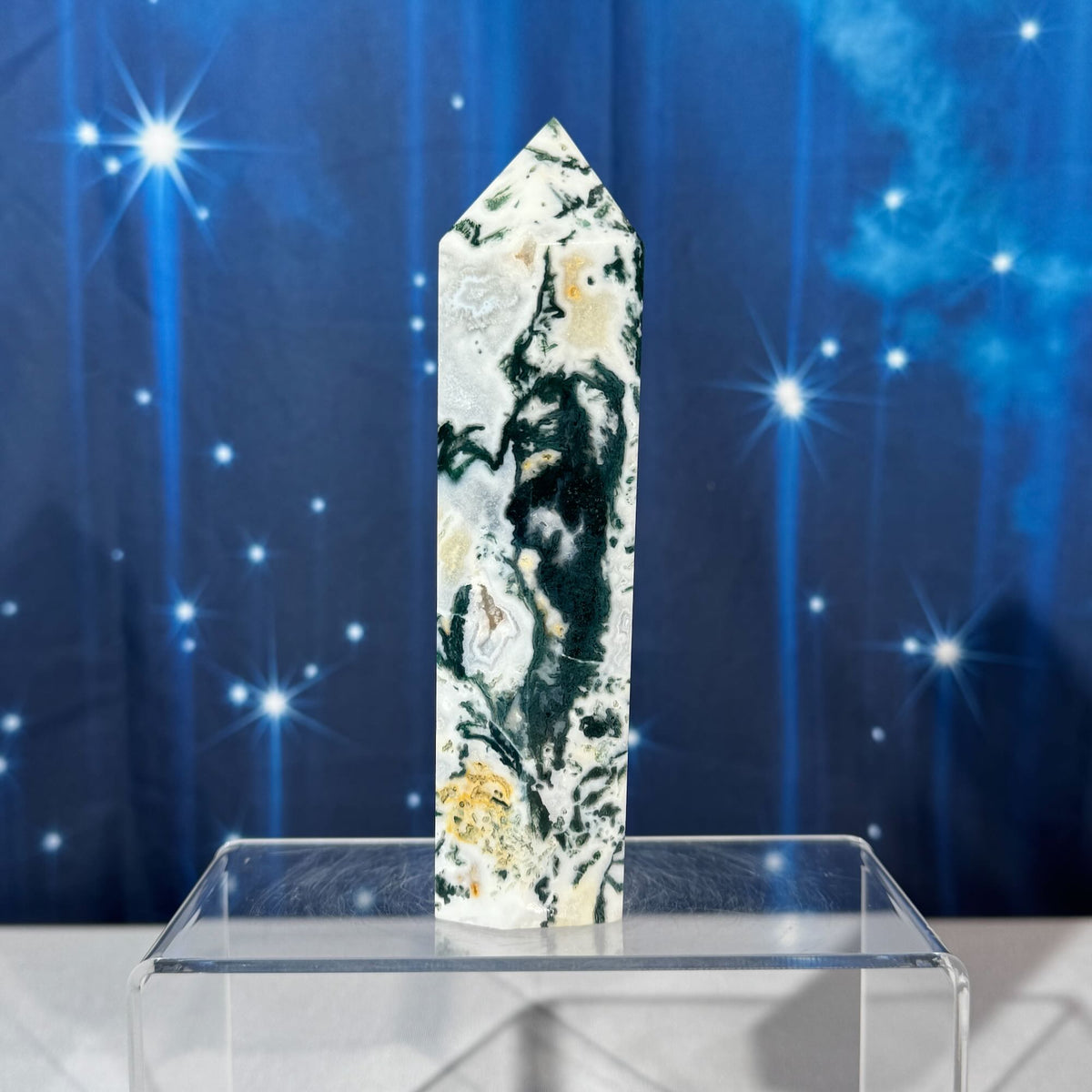 Moss Agate Point – 0.516 kg