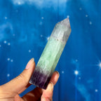 Rainbow Fluorite Point – Watermelon Fluorite • 0.142 kg