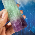 Rainbow Fluorite Point – Watermelon Fluorite • 0.142 kg