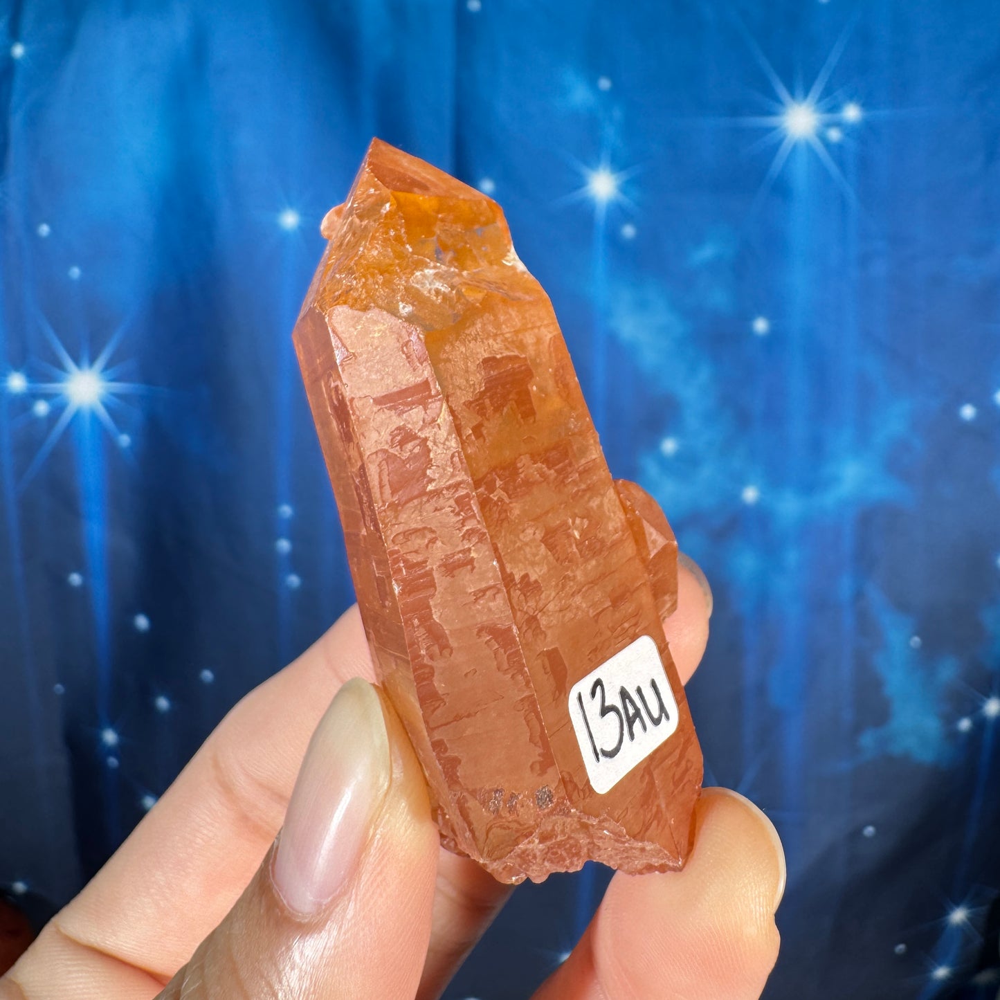 Iron-Stained Quartz Cluster – 0.060 kg