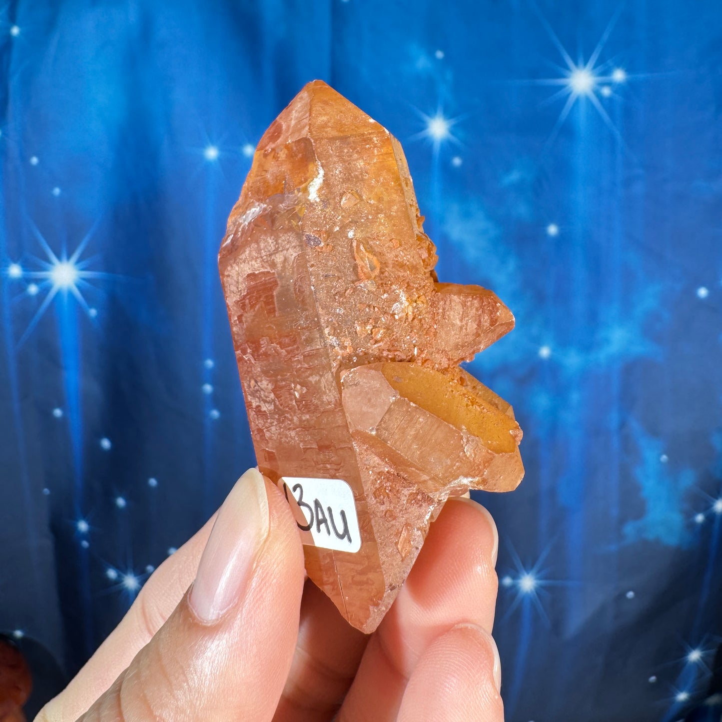 Iron-Stained Quartz Cluster – 0.060 kg