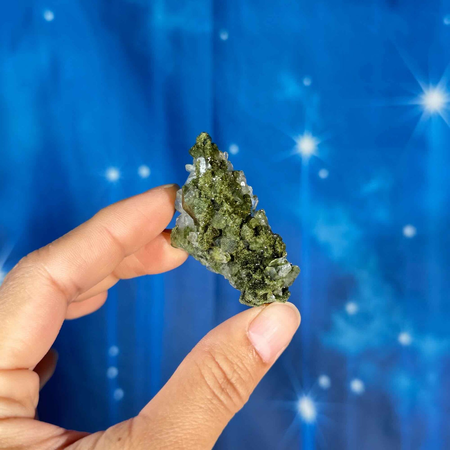 Forest green Epidote specimen