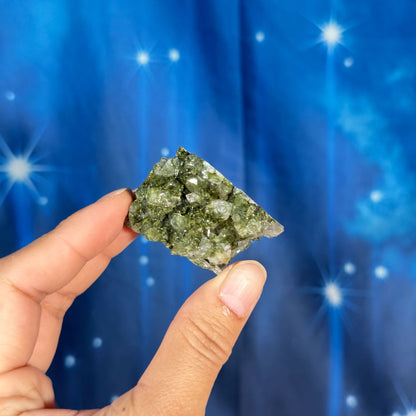 Epidote raw - 1 3/4" × 1 1/4" × 1" - 1.6 oz - "fairy forest"