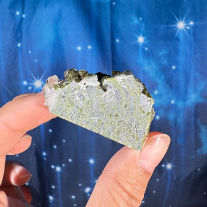 Epidote raw - 1 3/4" × 1 1/4" × 1" - 1.6 oz - "fairy forest"