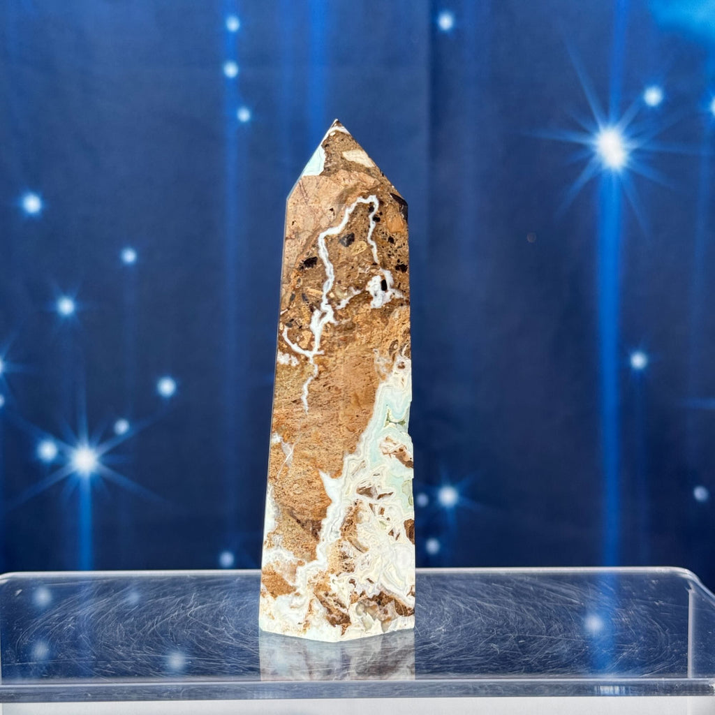 Blue Hemimorphite Point – 0.130 kg