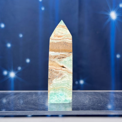 Blue Aragonite Point – 0.082 kg