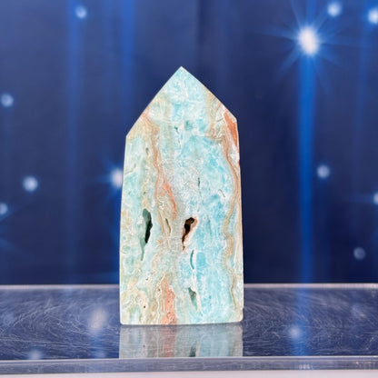 Blue Aragonite Point – 0.065 kg