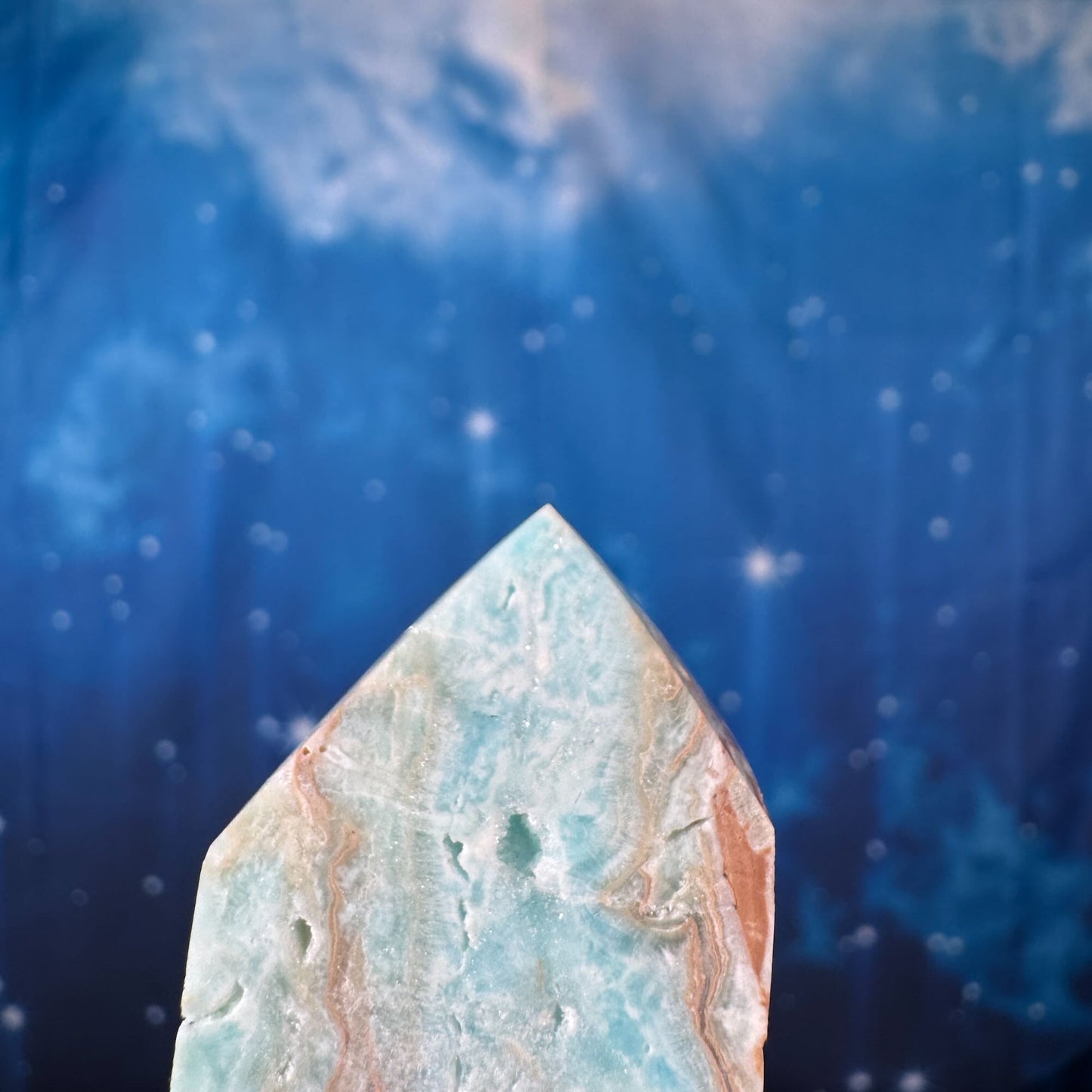 Blue Aragonite Point – 0.065 kg
