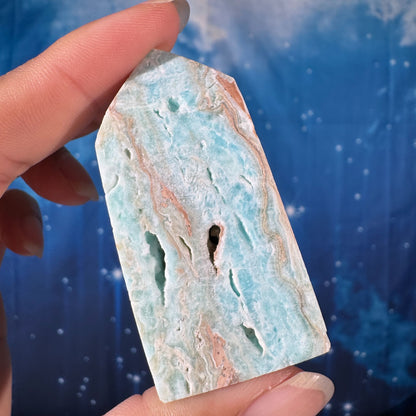 Blue Aragonite Point – 0.065 kg