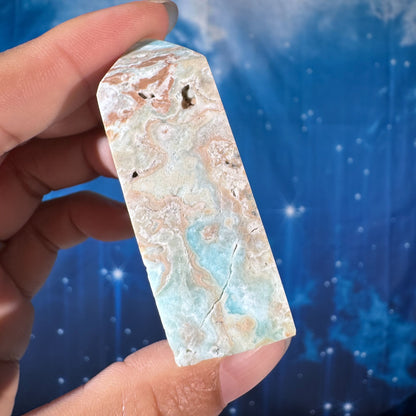 Blue Aragonite Point – 0.065 kg