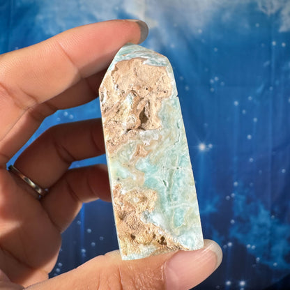 Blue Aragonite Point – 0.065 kg