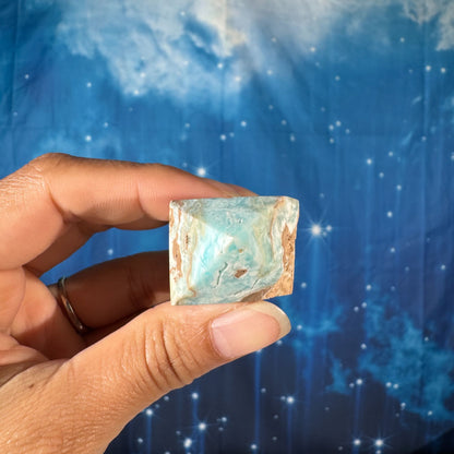 Blue Aragonite Point – 0.065 kg