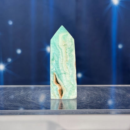 Blue Aragonite Point – 0.051 kg