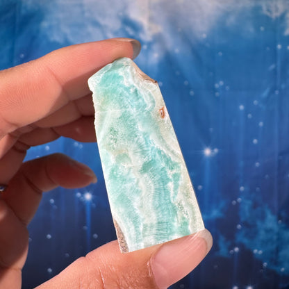 Blue Aragonite Point – 0.051 kg