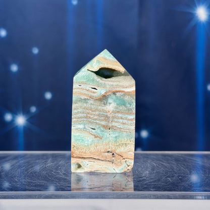 Blue Aragonite Point – 0.056 kg