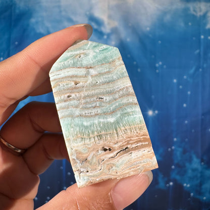 Blue Aragonite Point – 0.056 kg