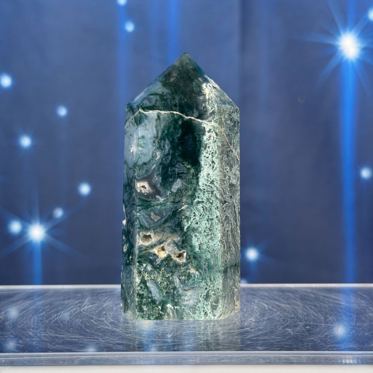 Moss Agate Point – 0.087 kg