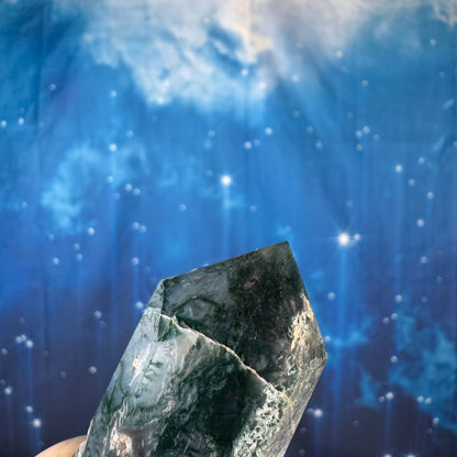 Moss Agate Point – 0.087 kg