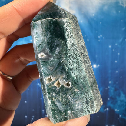Moss Agate Point – 0.087 kg