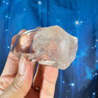 Clear Quartz with Hematite Inclusions – 0.102 kg