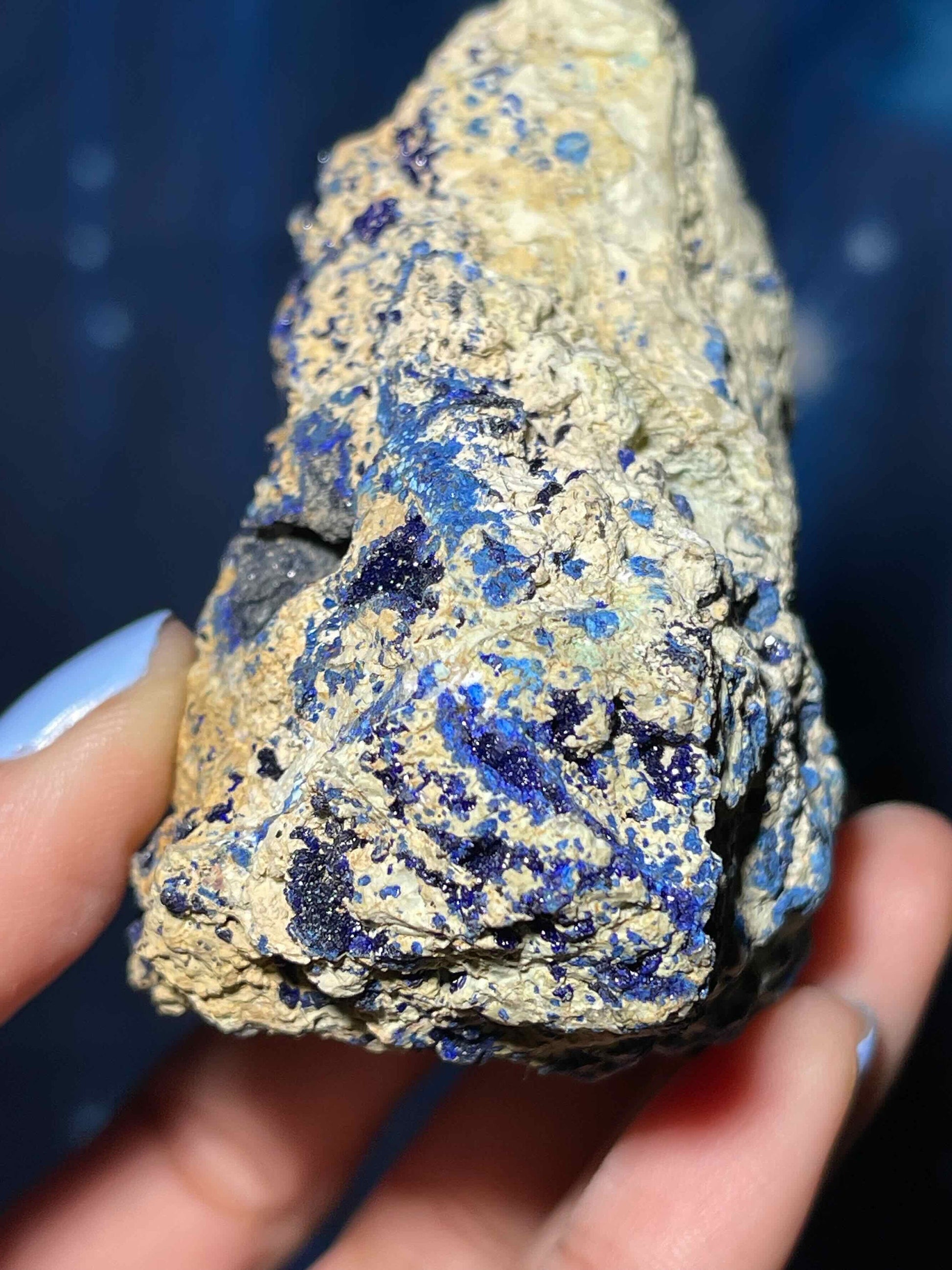 Azurite specimen | 3" long | 170 grams | in a soft matrix