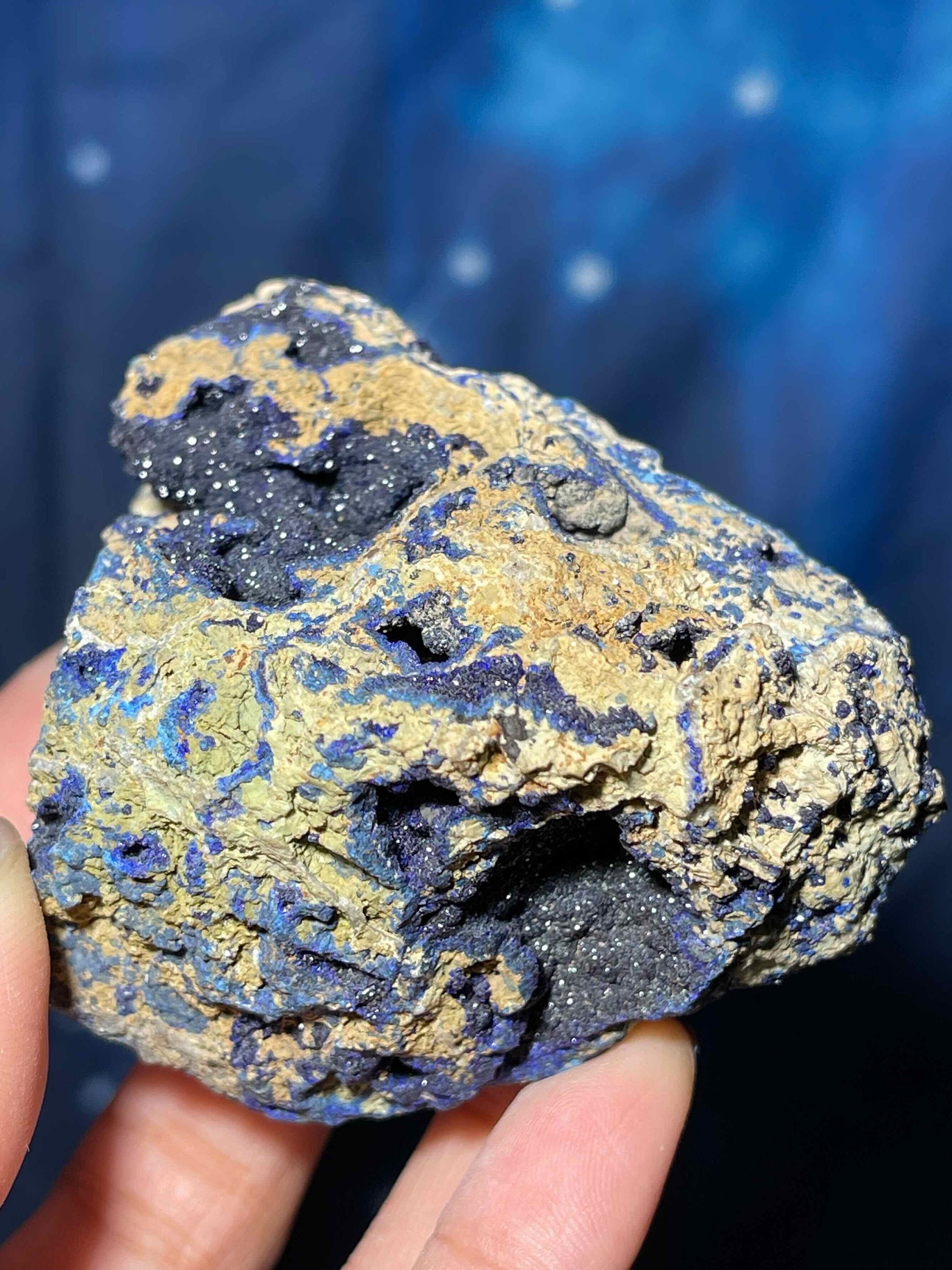 Azurite specimen | 3" long | 170 grams | in a soft matrix