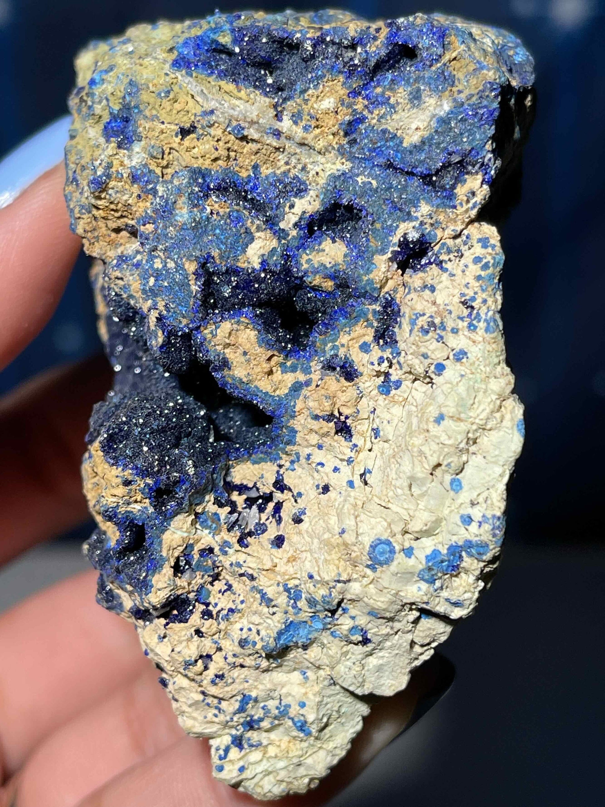 Azurite specimen | 3" long | 170 grams | in a soft matrix