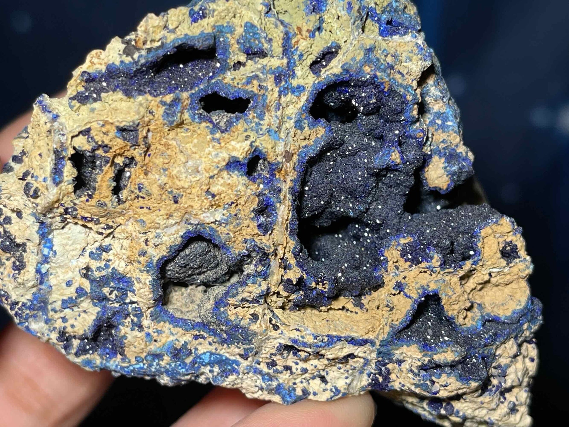 Azurite specimen | 3" long | 170 grams | in a soft matrix
