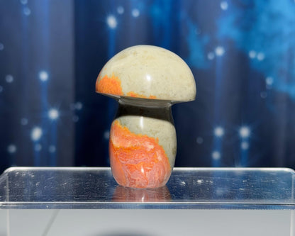 Polychrome Jasper mushroom | 2 3/8" tall | 119 grams | Desert Jasper | Damage Discount