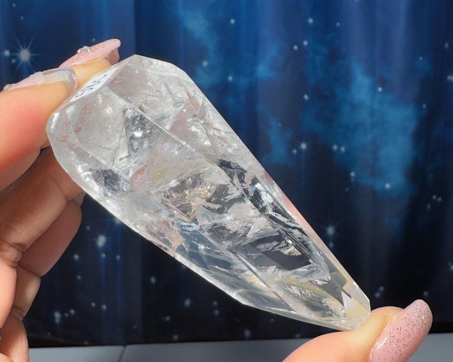 Clear Quartz free form | 3 1/8" long | 130 grams | lots of gorgeous rainbows