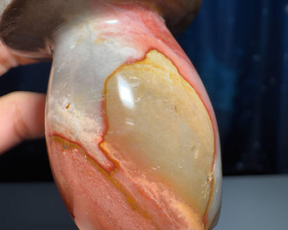 Polychrome Jasper mushroom | 2 3/8" tall | 116 grams | Damage Discount | Desert Jasper