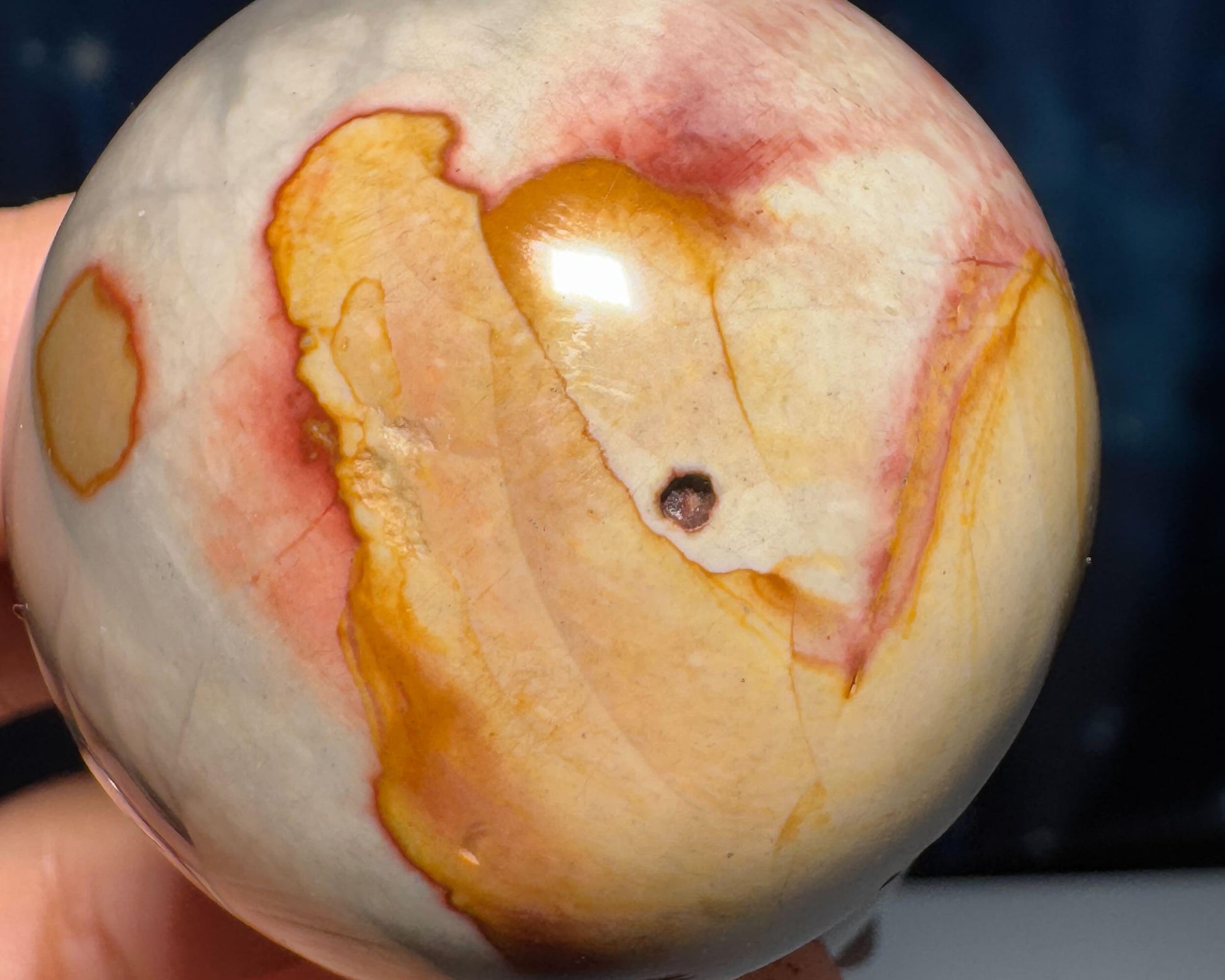 Polychrome Jasper mushroom | 2 3/8" tall | 116 grams | Damage Discount | Desert Jasper