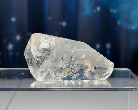Clear Quartz free form | 3 1/8" long | 130 grams | lots of gorgeous rainbows