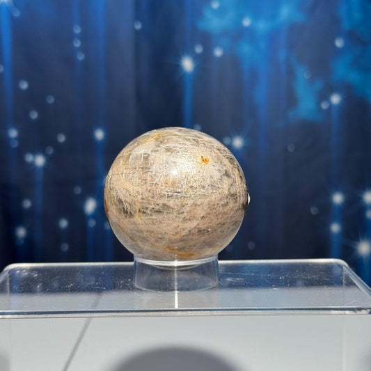 Black Moonstone sphere | 54mm | 215 grams | stand included
