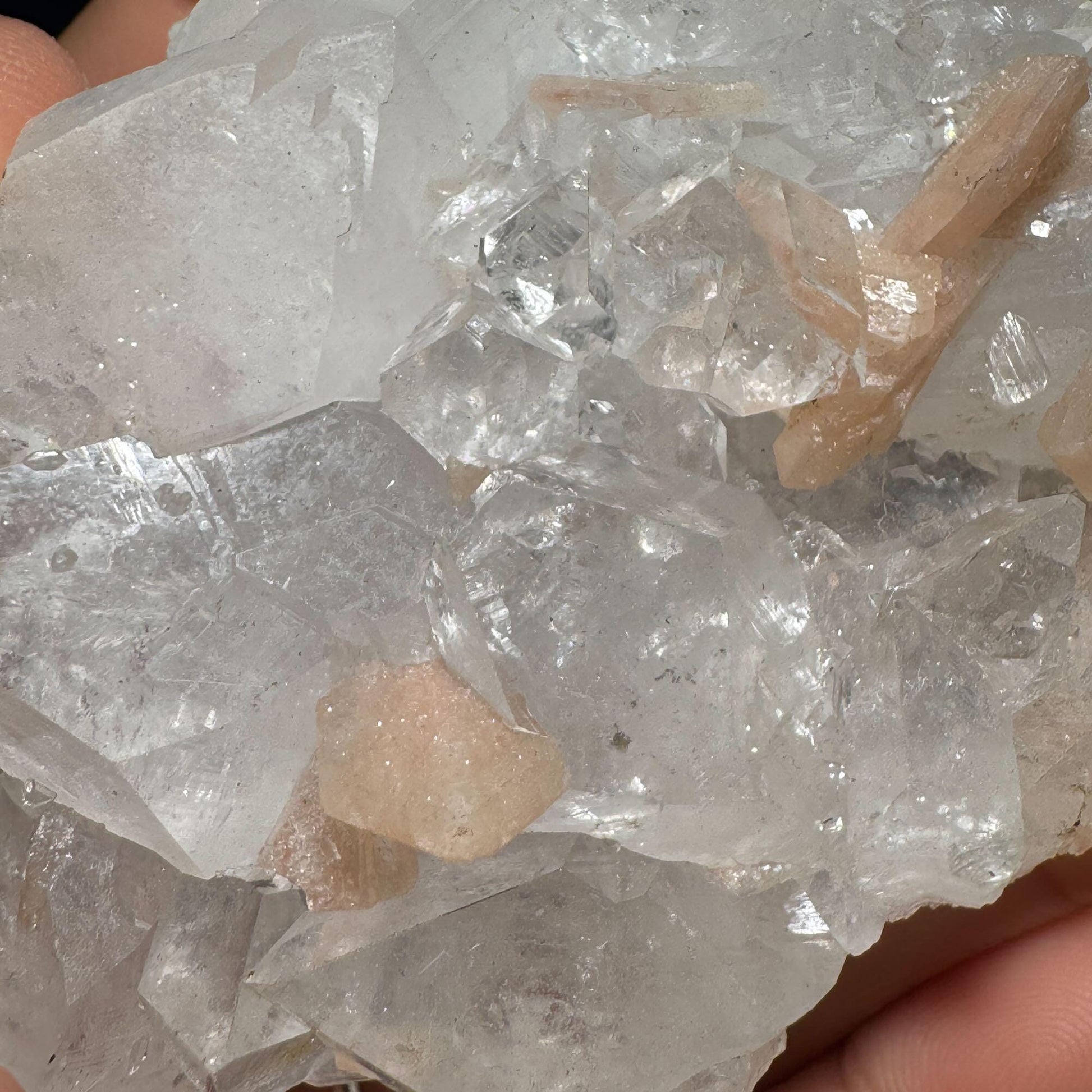 Apophyllite with Stilbite specimen | 113 grams | 3 1/2" long | Tucson find