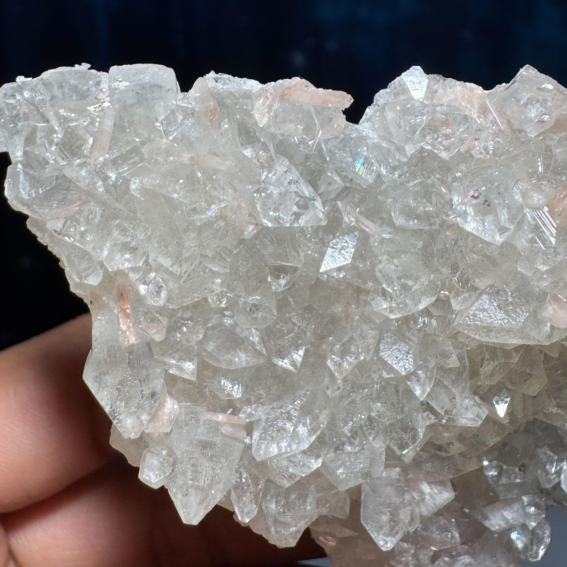 Apophyllite with Stilbite specimen| 79 grams | 3 3/8" long | on Matrix | Tucson find