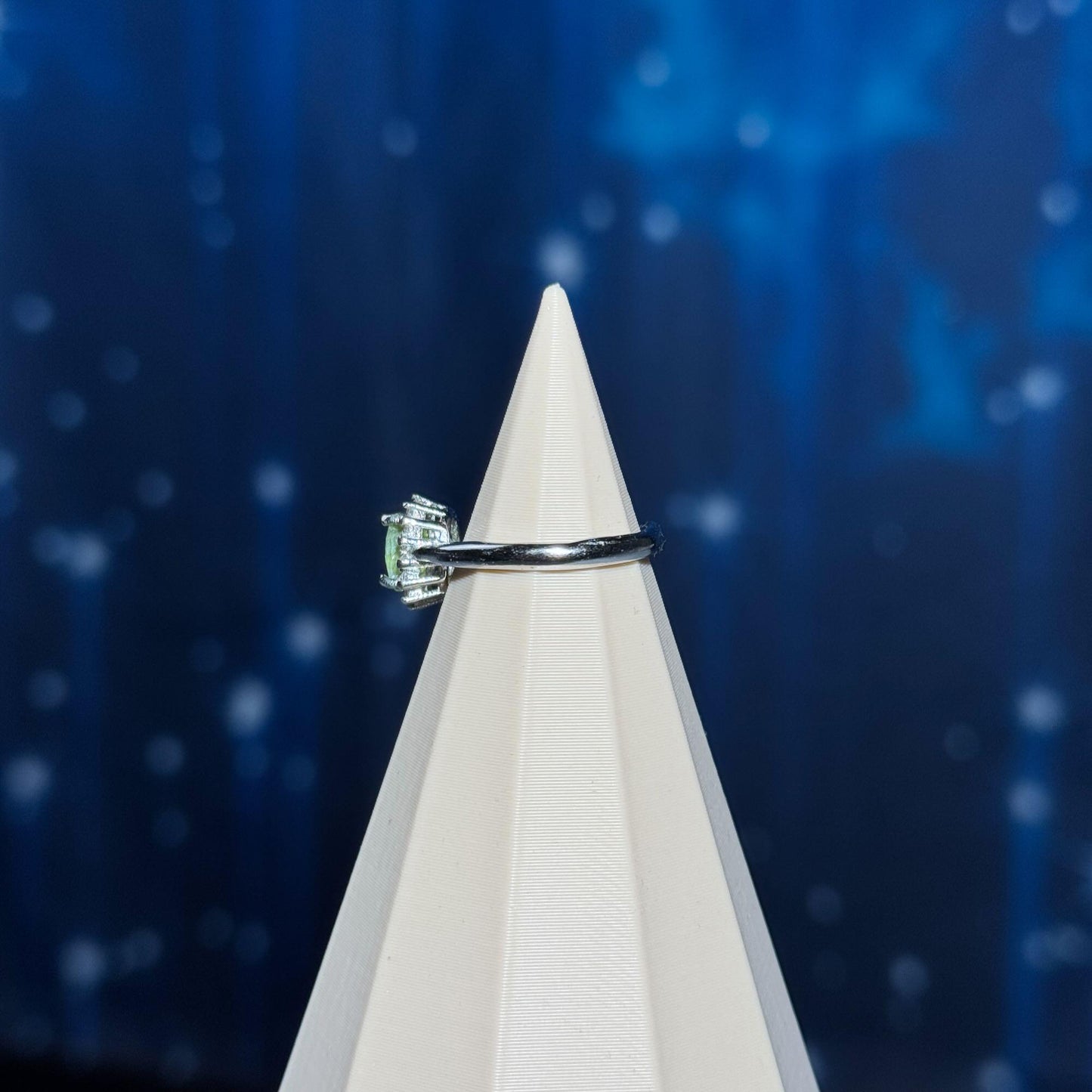 Peridot ring | adjustable | 2 grams | 6.75"