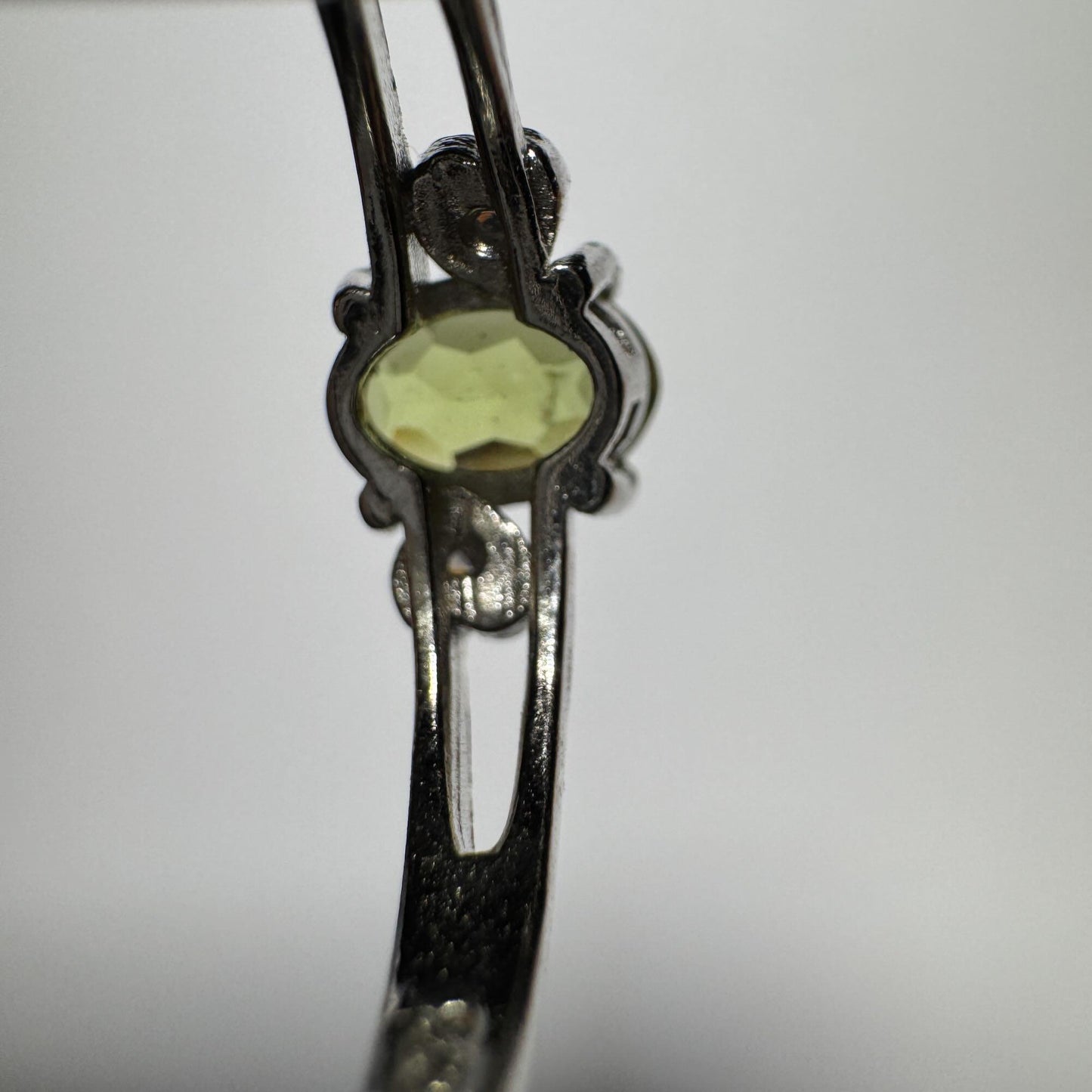 Peridot ring | adjustable | 2 grams | 6.75" | 0.925 stamped
