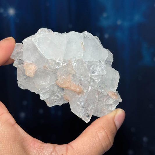 Apophyllite with Stilbite specimen | 113 grams | 3 1/2" long | Tucson find