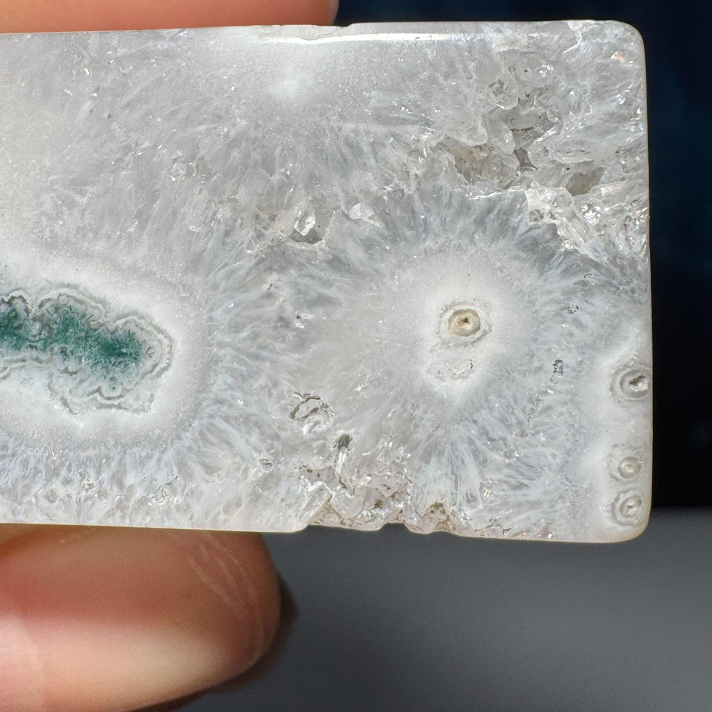 Moss Agate chunk | 2" long | 87 grams | rectangular Moss Agate
