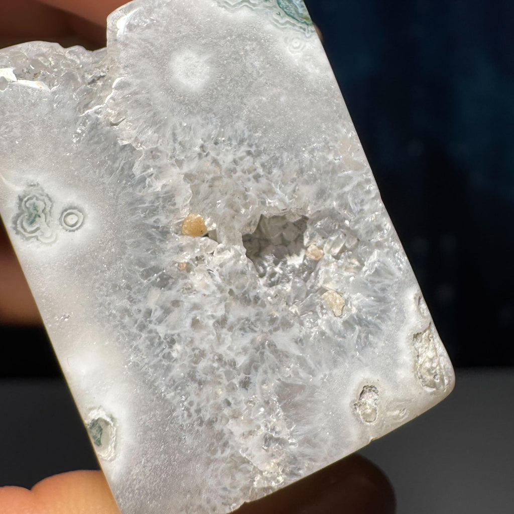 Moss Agate chunk | 2" long | 87 grams | rectangular Moss Agate