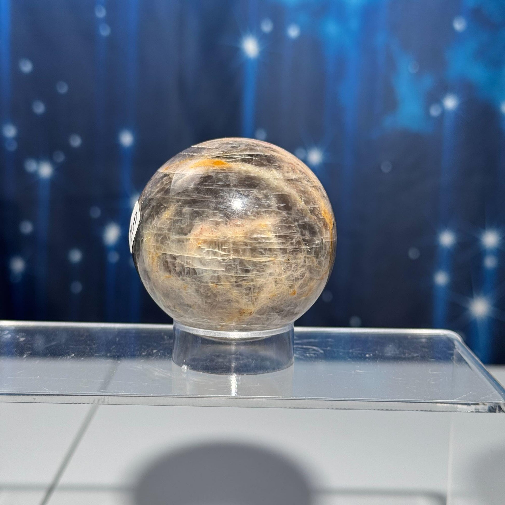 Black Moonstone sphere | 54mm | 215 grams | stand included