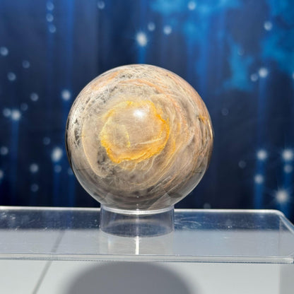 Black Moonstone sphere | 63mm | 352 grams | stand included
