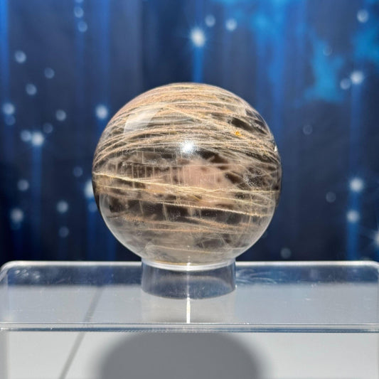 Black Moonstone sphere | 63mm | 352 grams | stand included