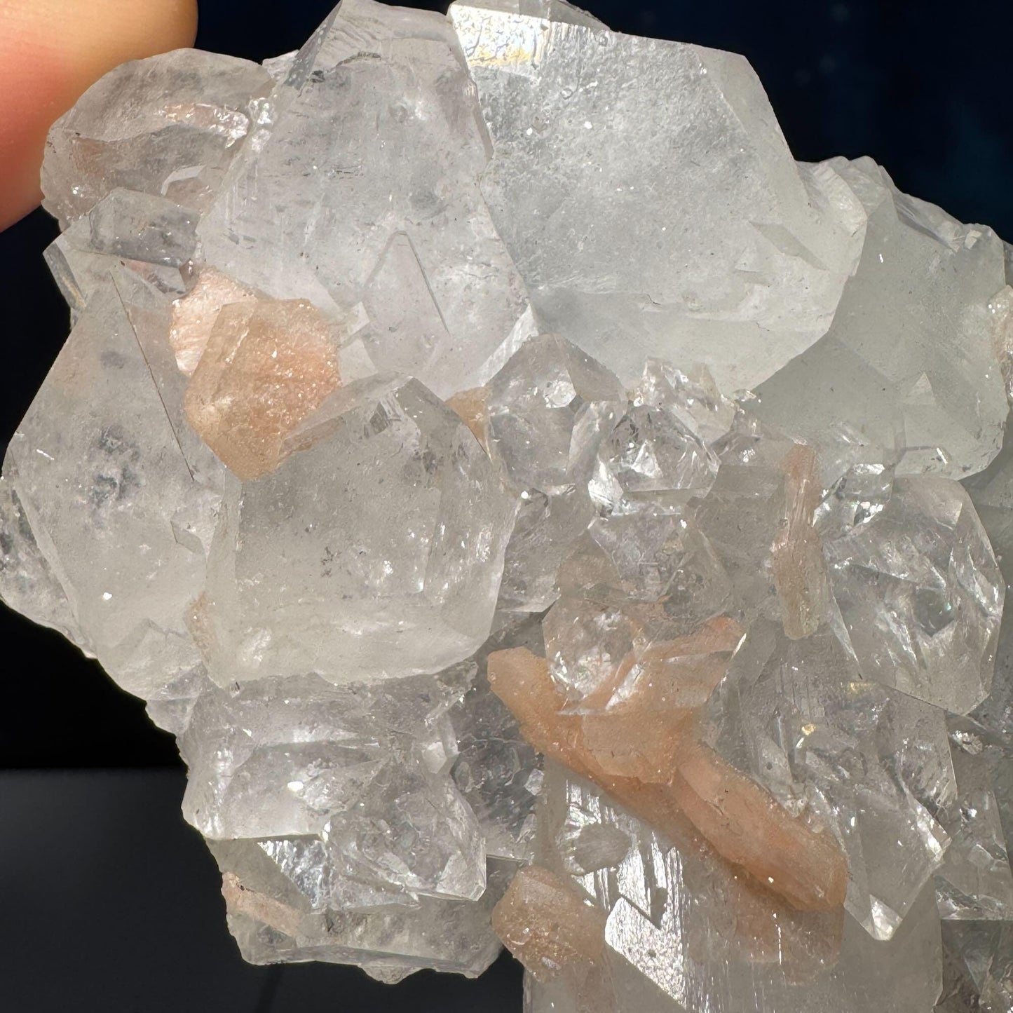 Apophyllite with Stilbite specimen | 113 grams | 3 1/2" long | Tucson find